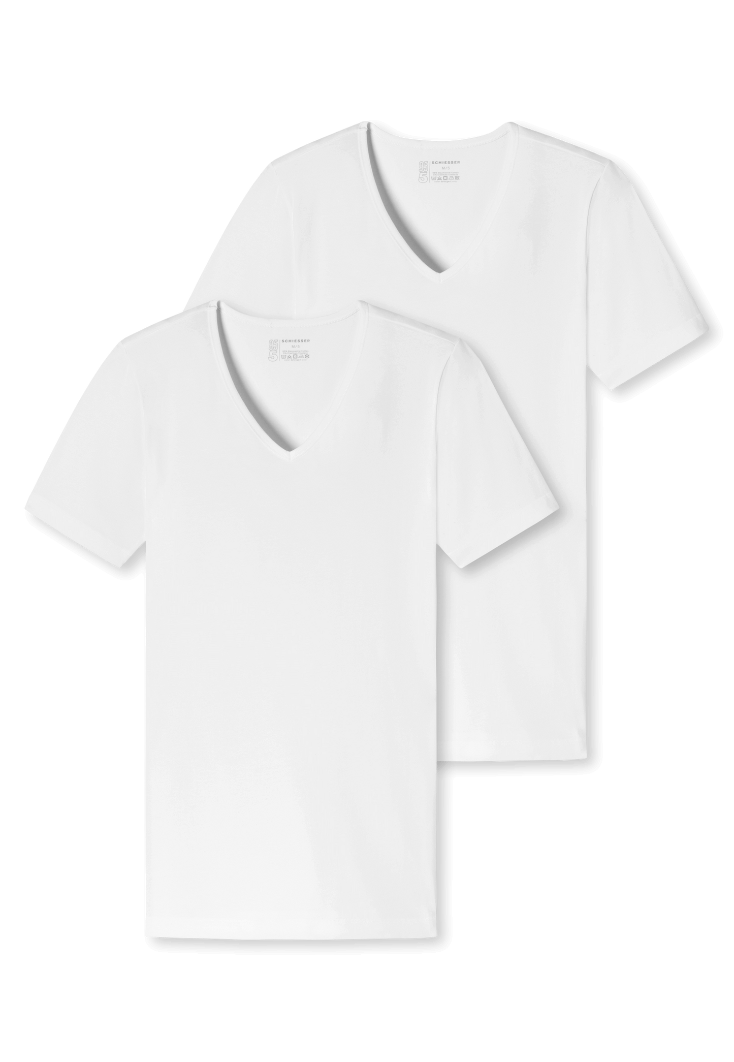 95/5-2PACK T-shirt 173982 100 Weiss