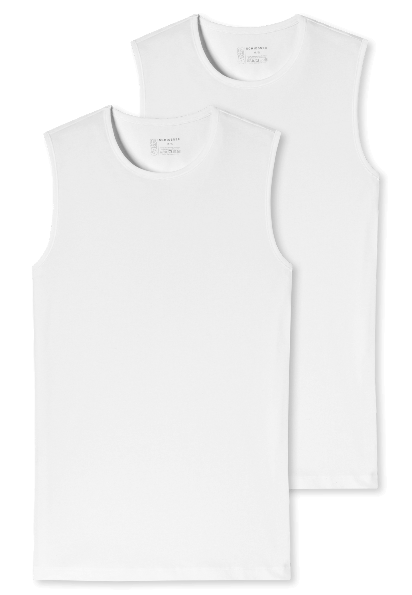 95/5-2PACK Tank Top 173980 100 Weiss