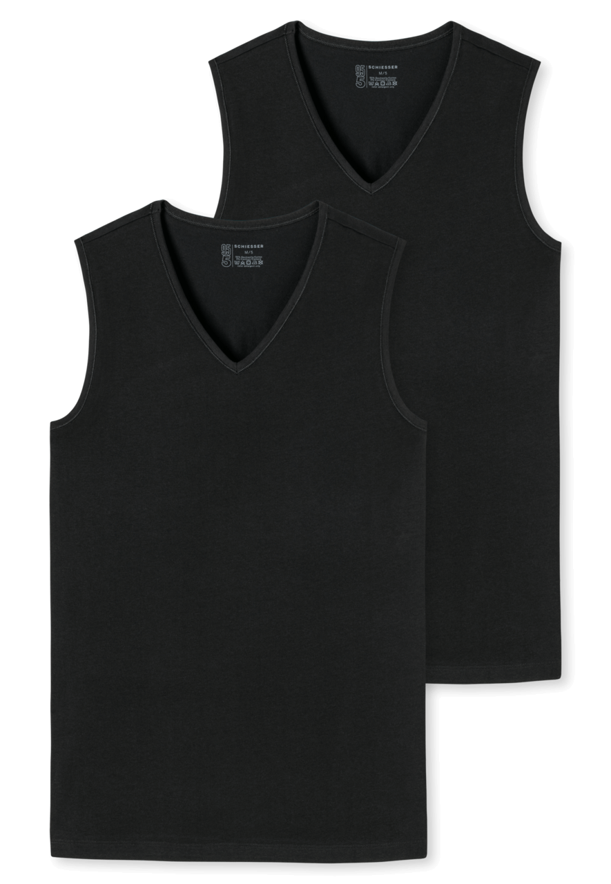 95/5-2PACK Tank Top 173981 000 Schwarz