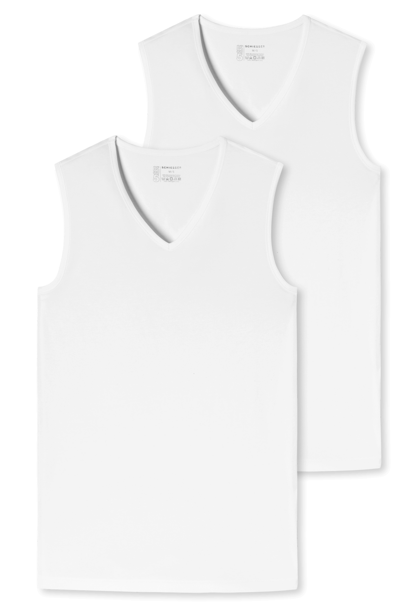 95/5-2PACK Tank Top 173981 100 Weiss