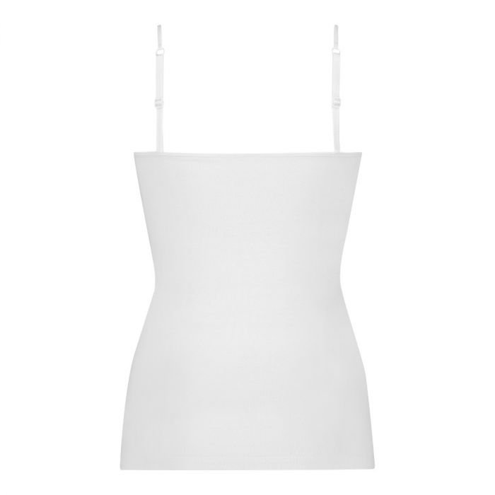 Basics women spaghetti top 32287 001 white