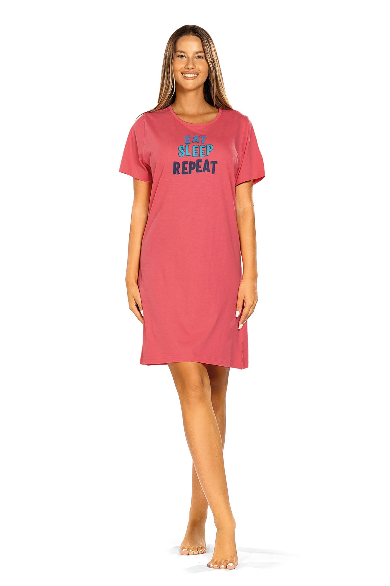 Damen Nachthemd 251224 25 pink