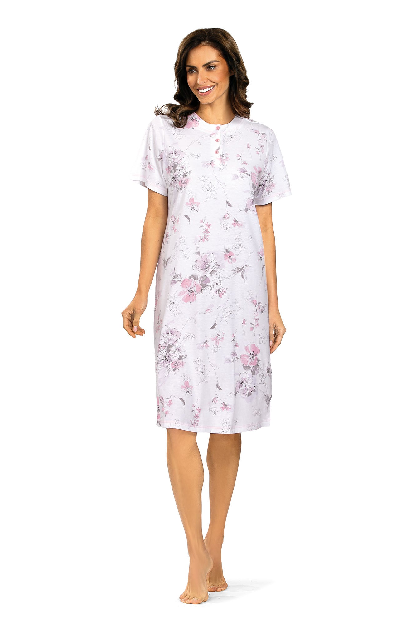 Damen Nachthemd 251251 2 rose