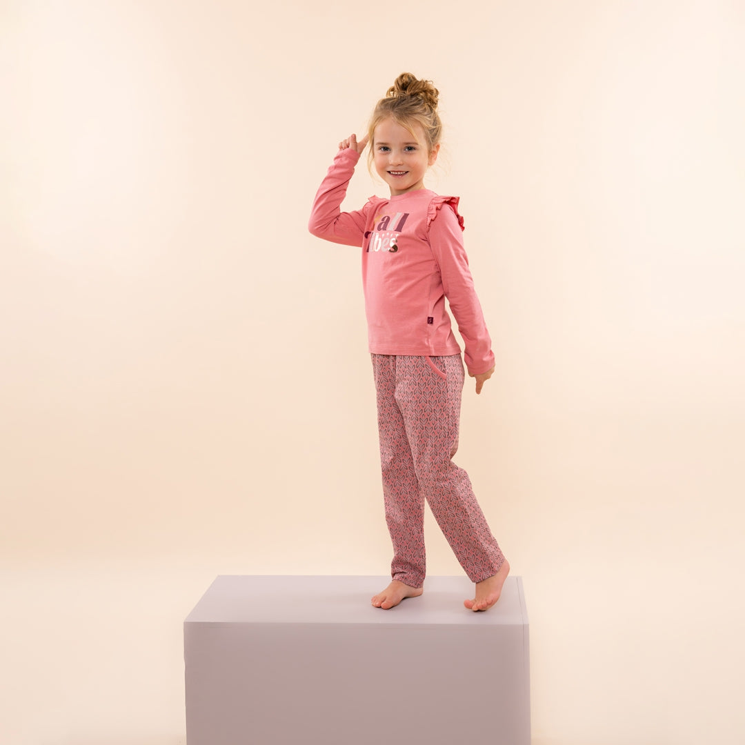 Girls homewear set O57002-41 9 Mauve