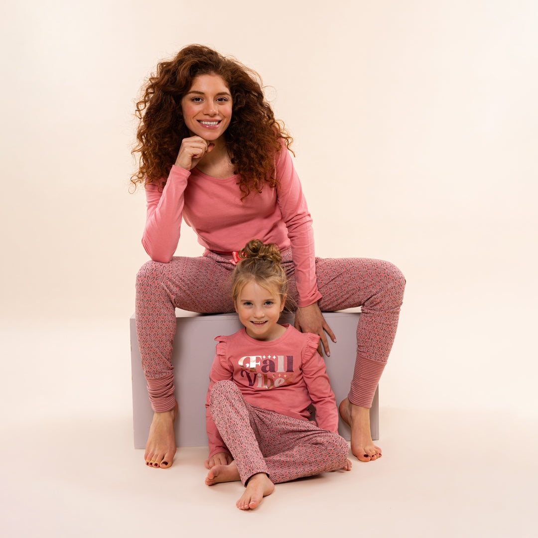 Girls homewear set O57002-41 9 Mauve