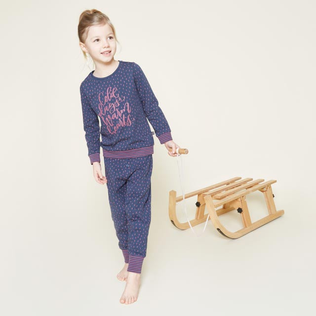 Girls lounge set S49006-41 17 Navy