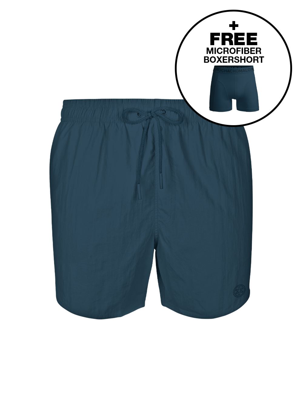 Men Swimshort Solid SOLID2062-47 blue