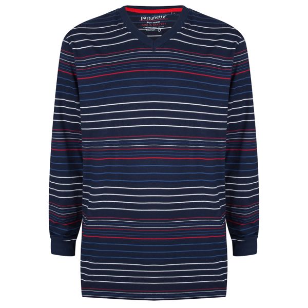 Men T-shirt Long sleeve 4399-622-2 563 Dark blue