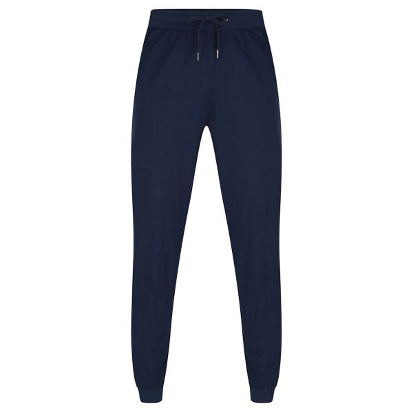 Men long pants with cuff 5399-621-8 563 Dark blue