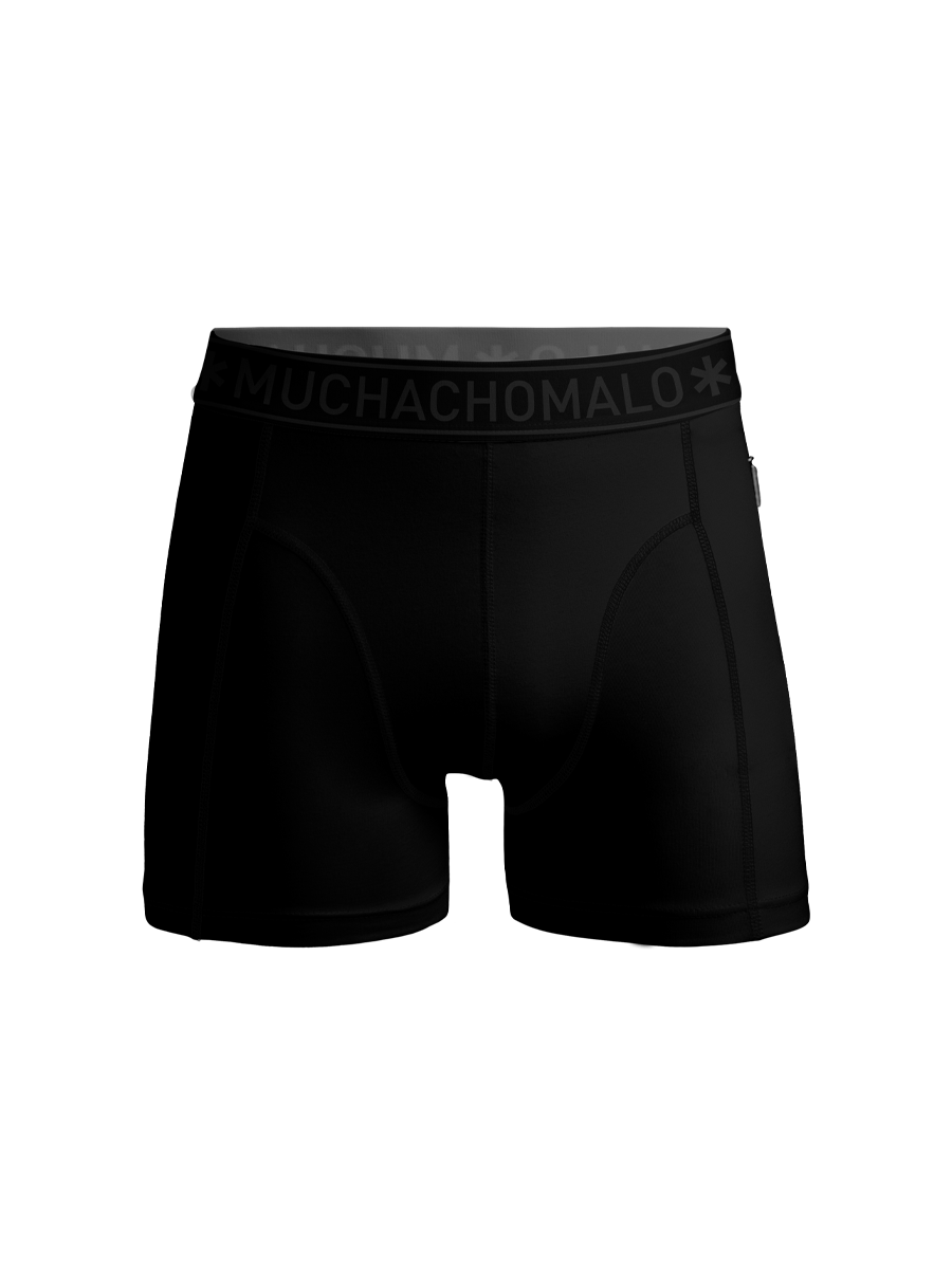 Men tight swimshort solid SOLID2032-27 black