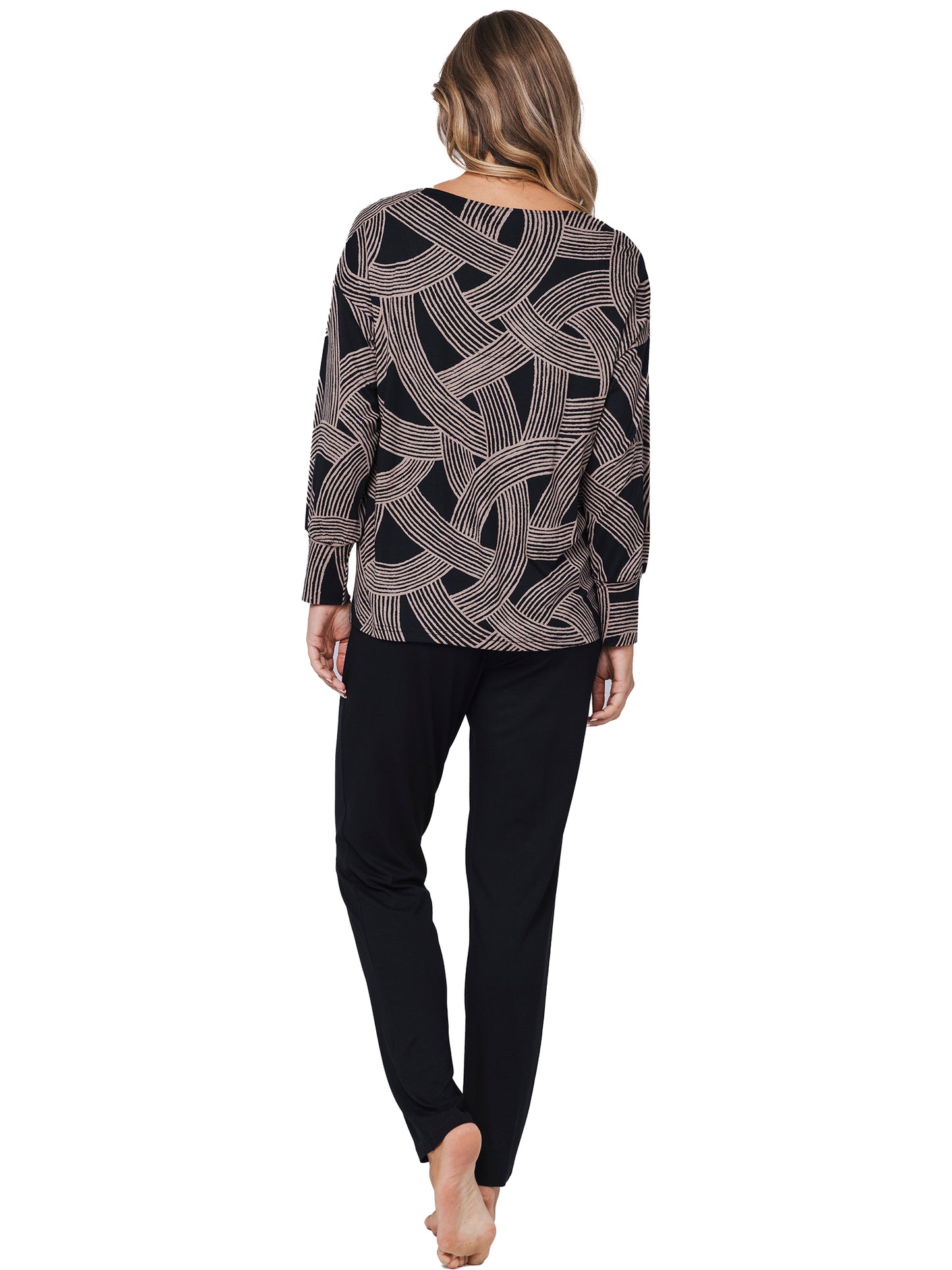 Pyjama 121252-246-3 Black 999