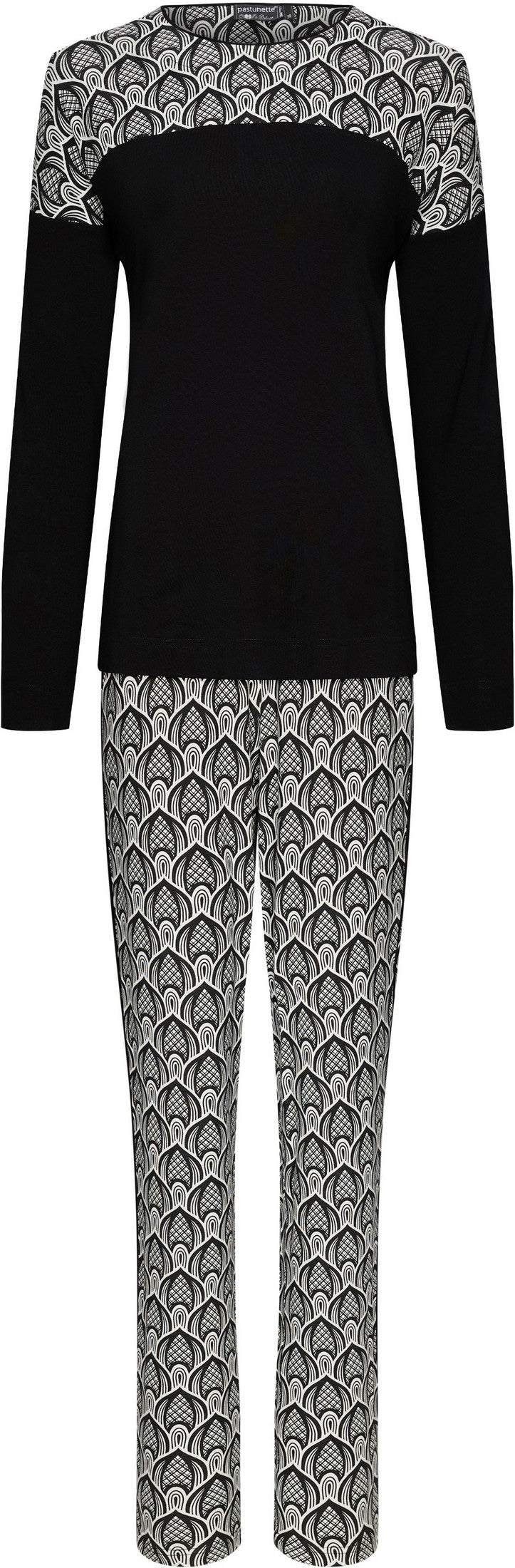 Pyjama 25232-342-2 999 zwart