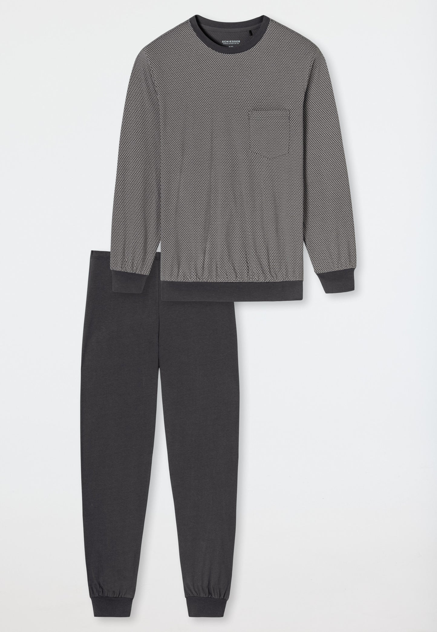 Pyjama Long 181156 203 anthracite