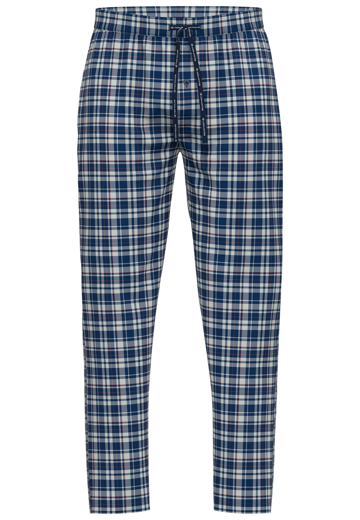 Pyjama broek 71413 624 blau-mittel-Karo