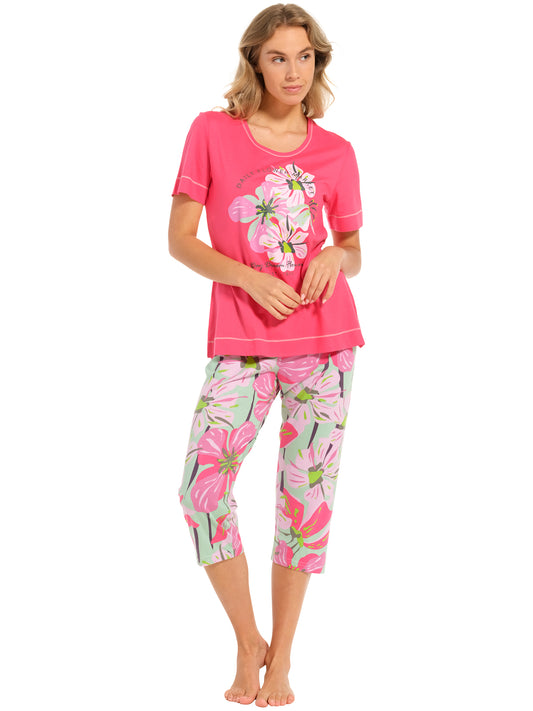 Pyjama capri pants 20241-100-3 213 pink