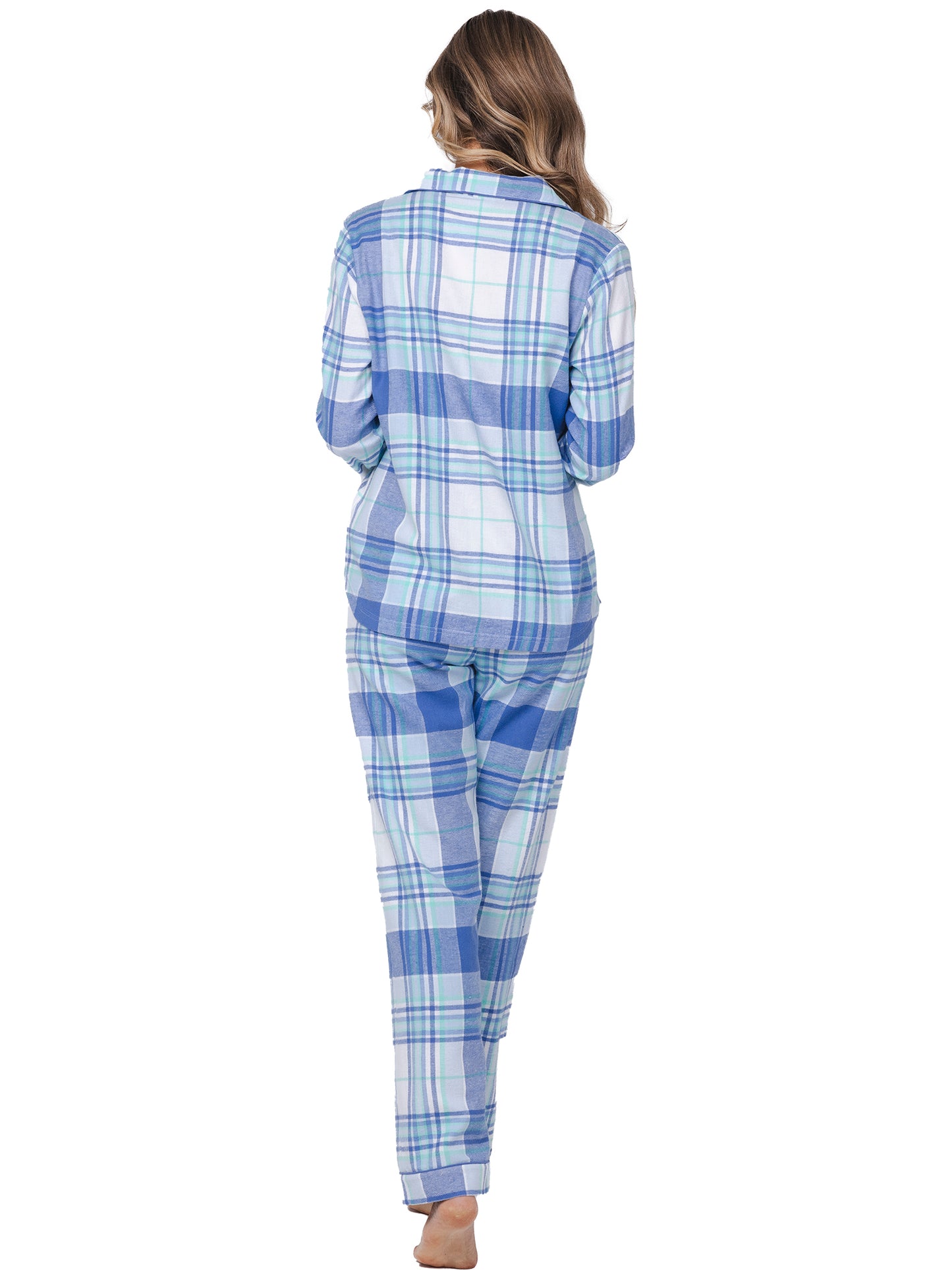 Pyjama full button 121252-606-1 Blue 510