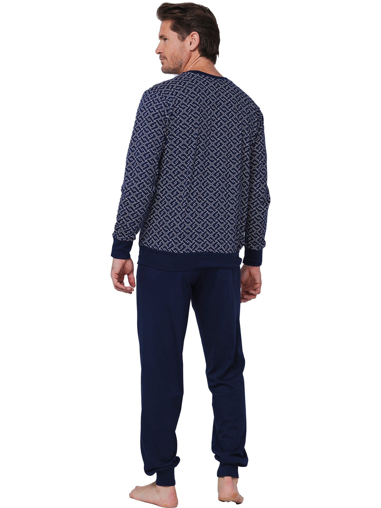 Pyjama with buttons 122252-544-1 blue 520