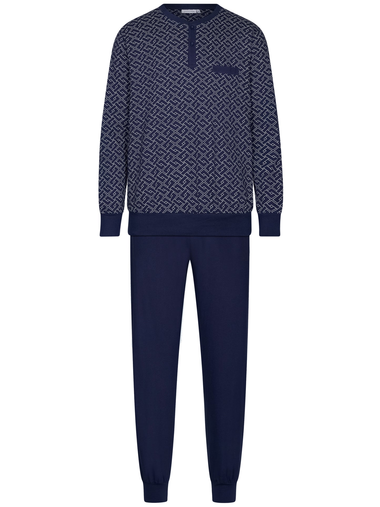 Pyjama with buttons 122252-544-1 blue 520