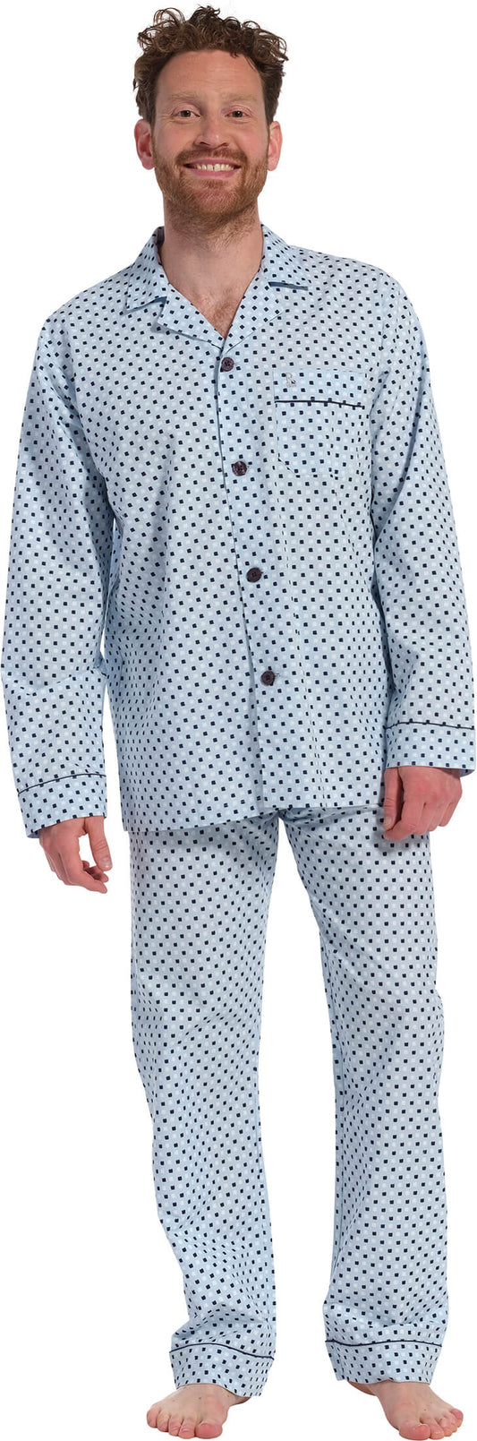 Pyjama with long pants straight leg 27231-708-6 501 blue