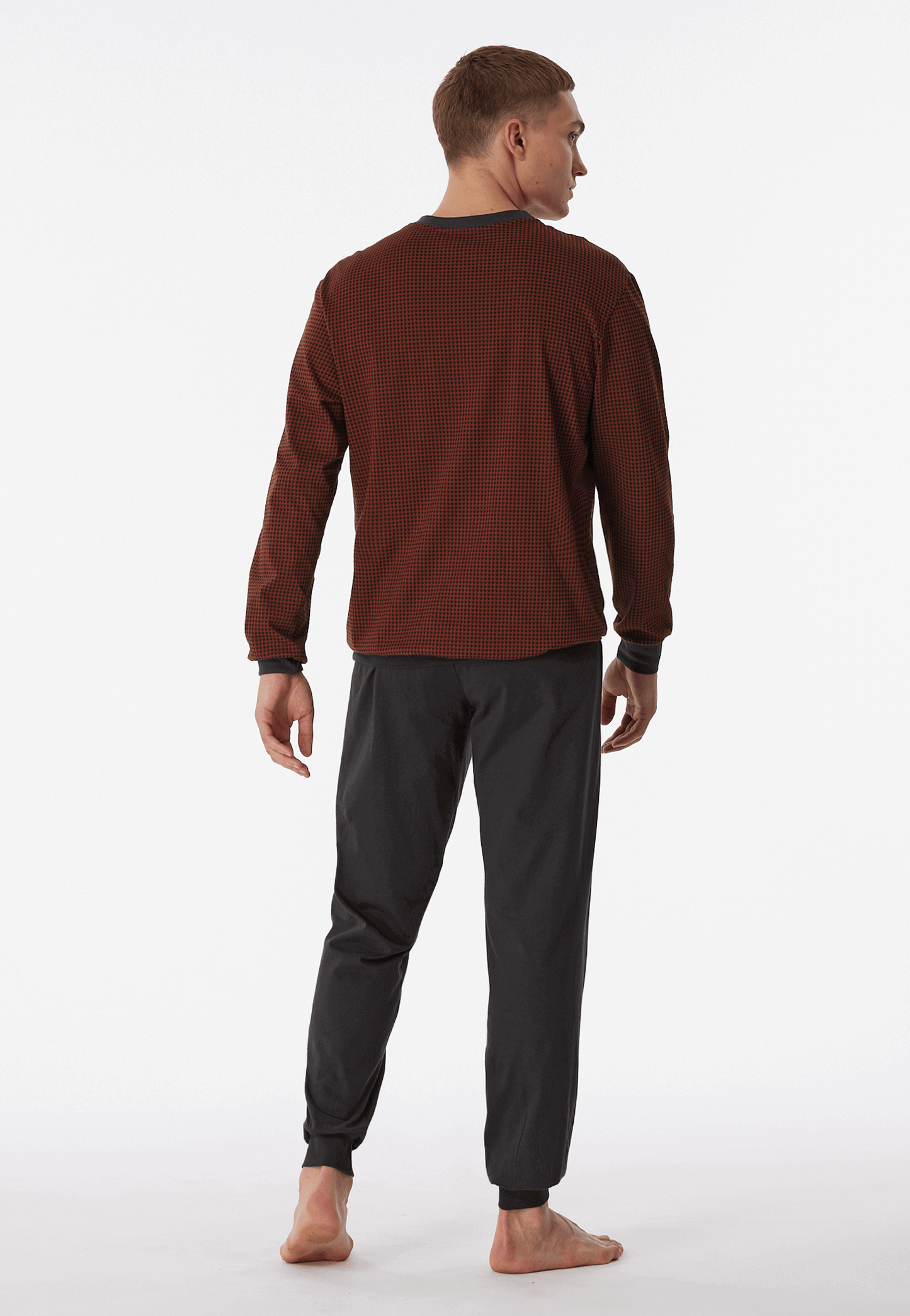 Schlafanzug lang 180252 532 terracotta