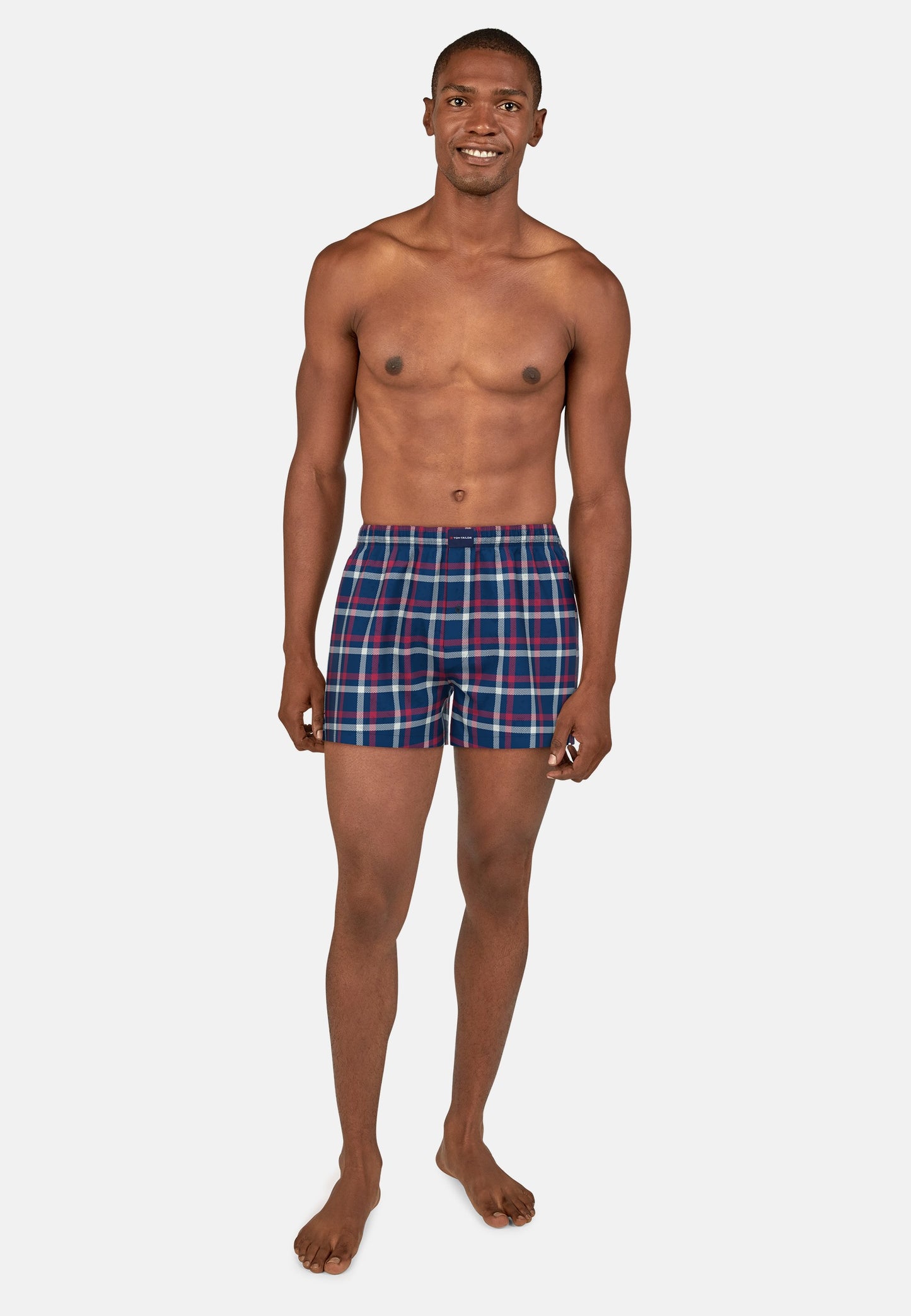 Short 75219 434 rot-dunkel-Karo
