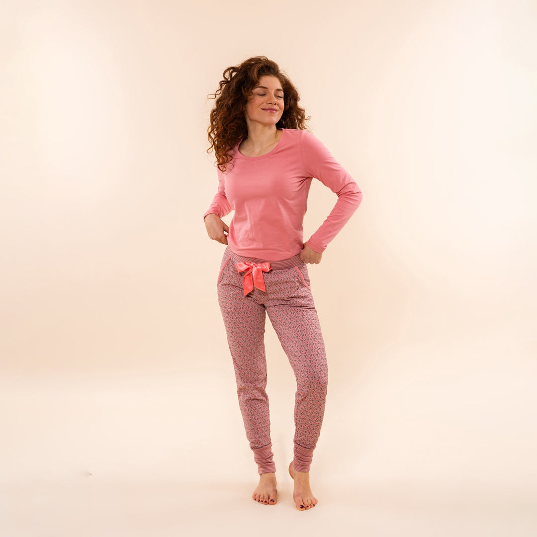 Women lounge pants O57132-38 9 Mauve
