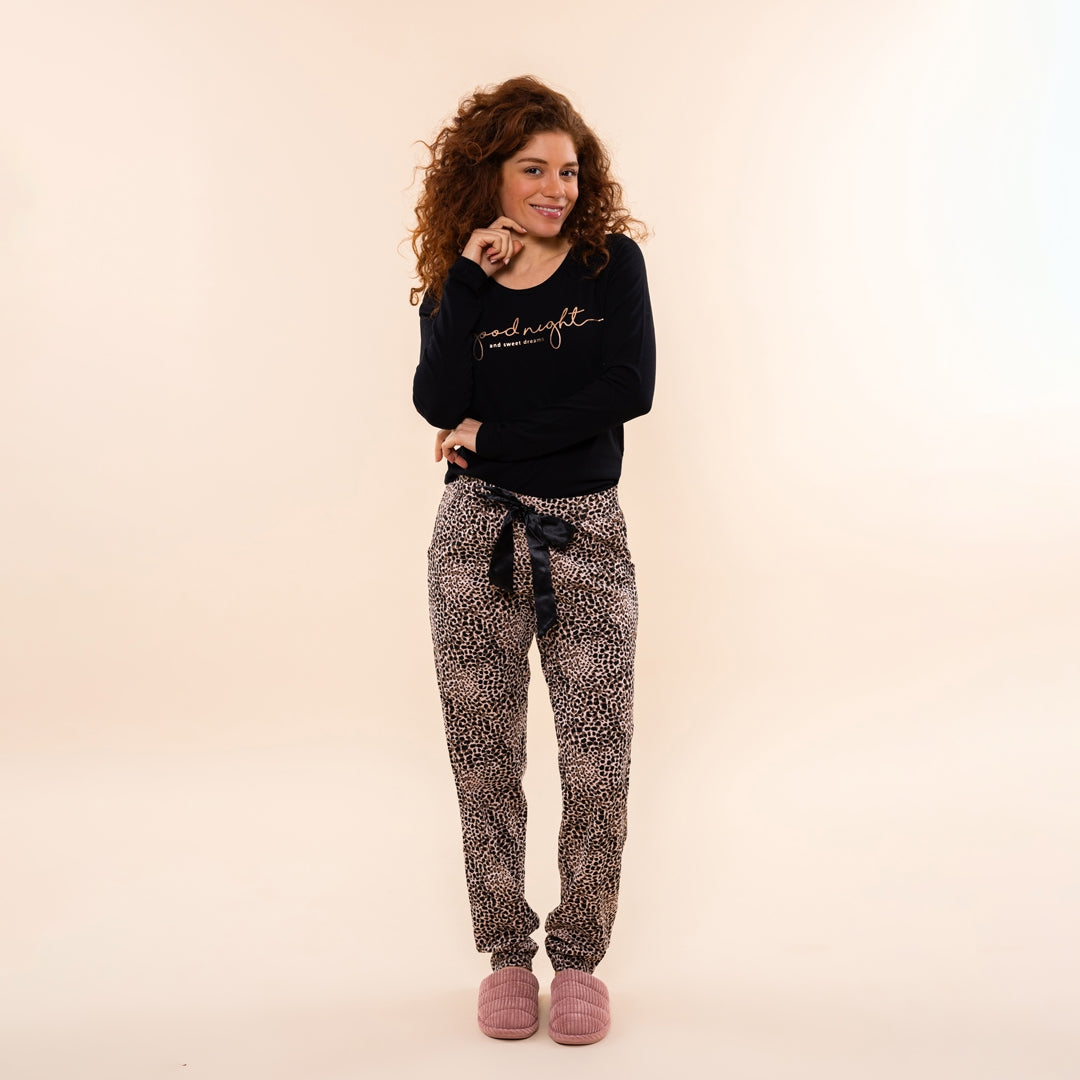 Women pyjama pant O57136-38 L71 Light pink