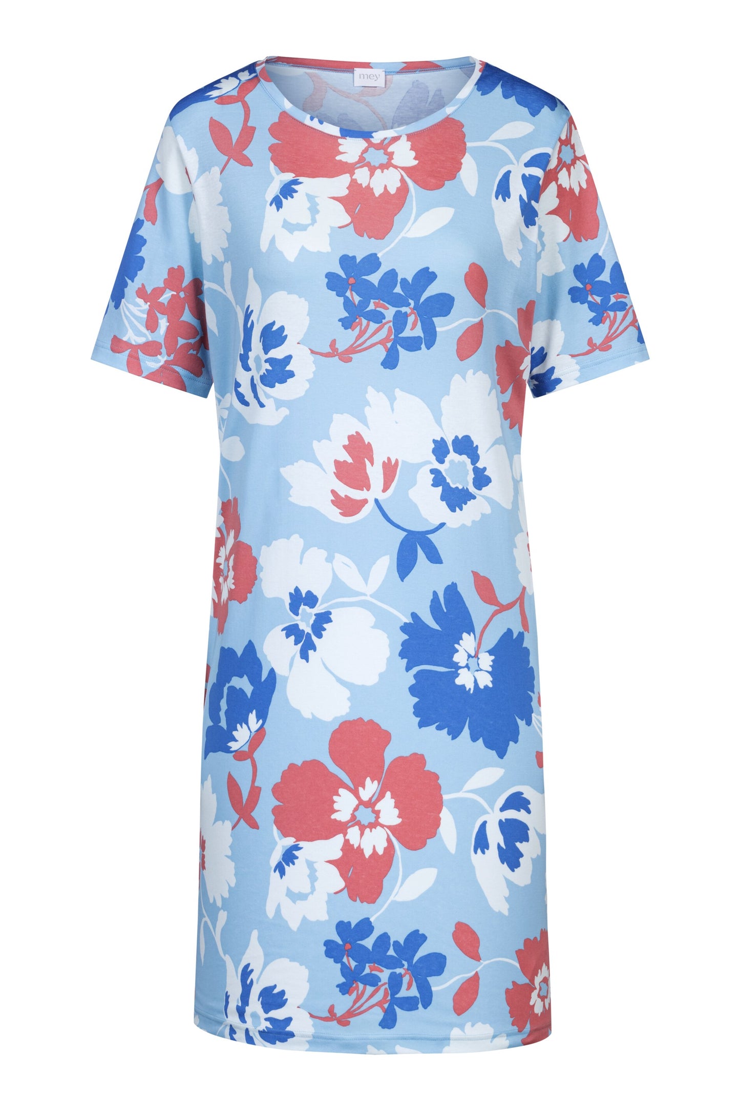 sleepshirt short sleeve 1230048 1266 blue paradies