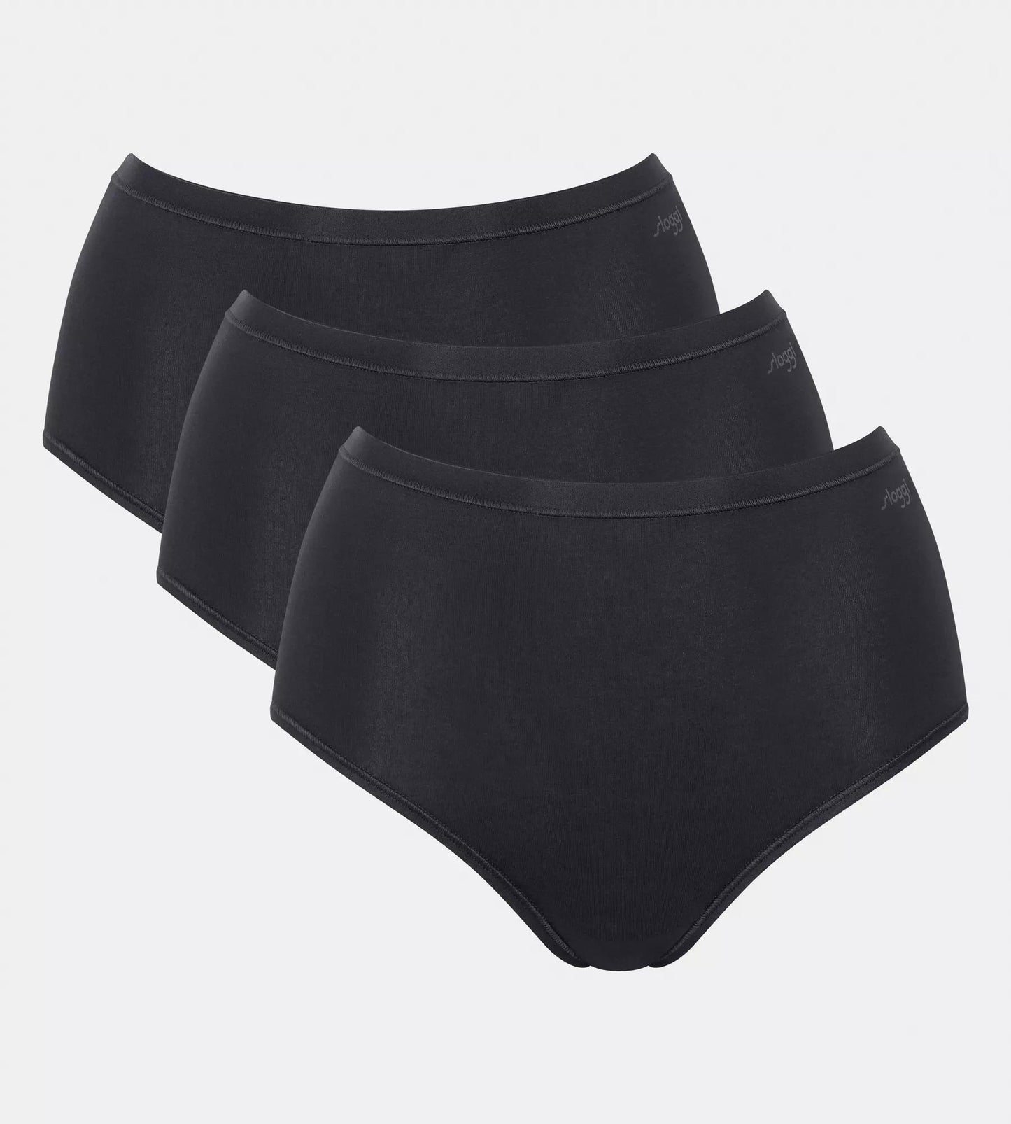 sloggi GO Daily Cotton Highwaist 3P 10222332 0004 BLACK