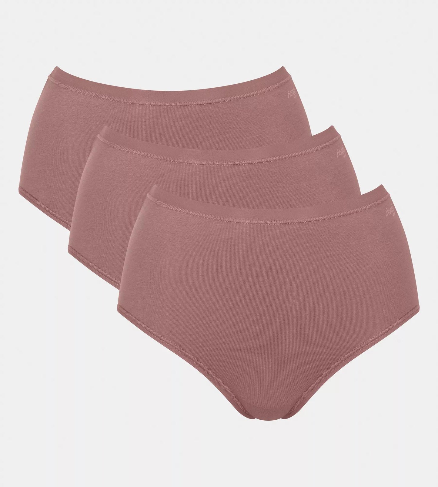 sloggi GO Daily Cotton Highwaist 3P 10222332 1141 CACAO