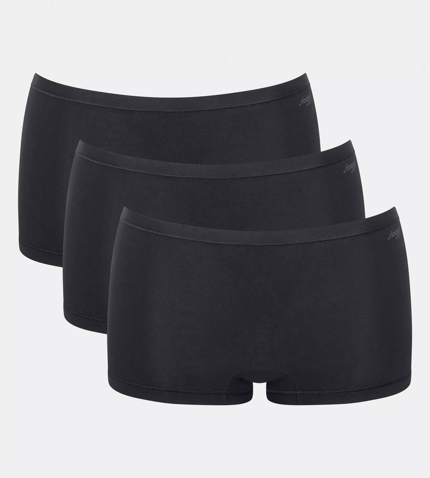 sloggi GO Daily Cotton Short 3P 10222337 0004 BLACK