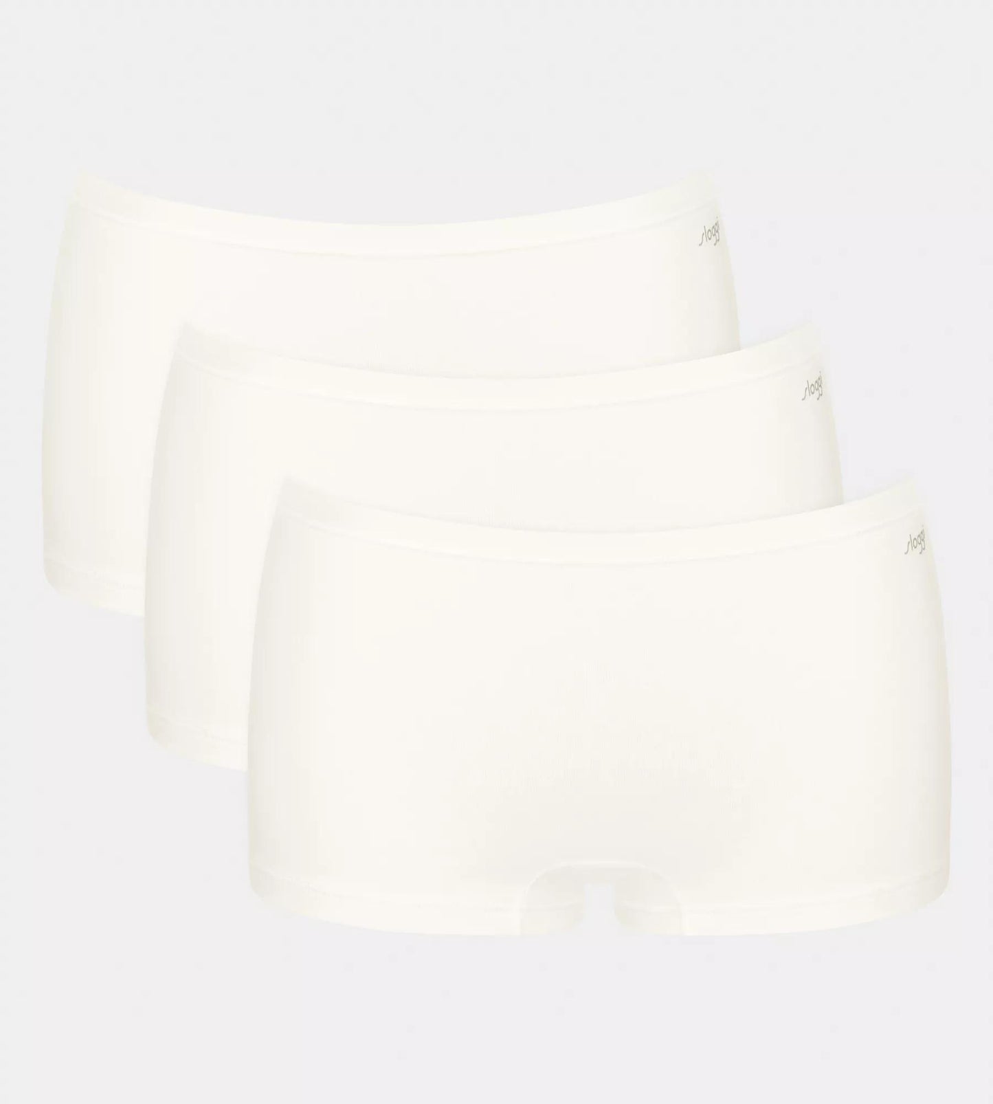 sloggi GO Daily Cotton Short 3P 10222337 00GZ SILK WHITE