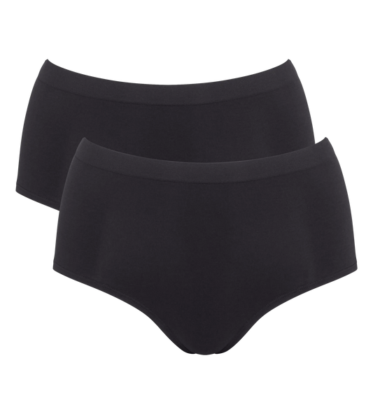 sloggi GO Sense Highwaist 2P 10224852 0004 BLACK