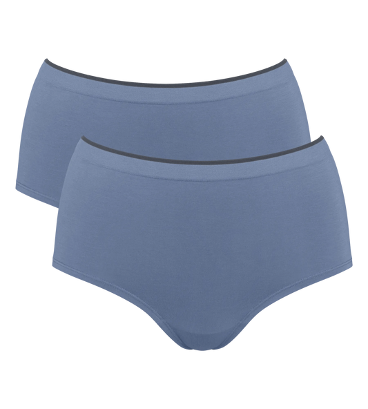 sloggi GO Sense Highwaist 2P 10224852 1592 BLUE SHADOW