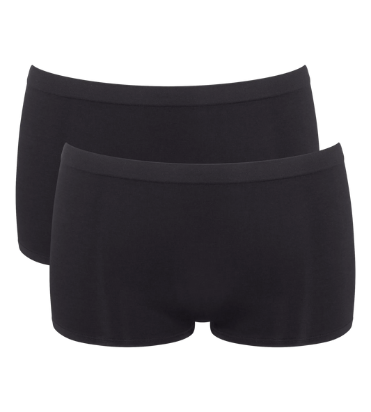 sloggi GO Sense Short 2P 10224853 0004 BLACK