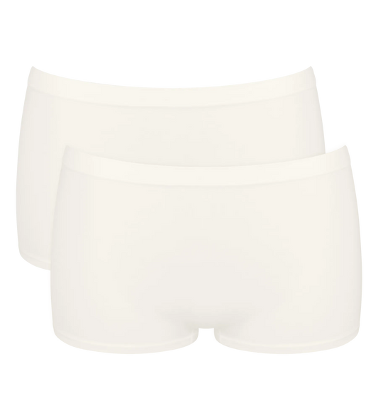 sloggi GO Sense Short 2P 10224853 00GZ SILK WHITE