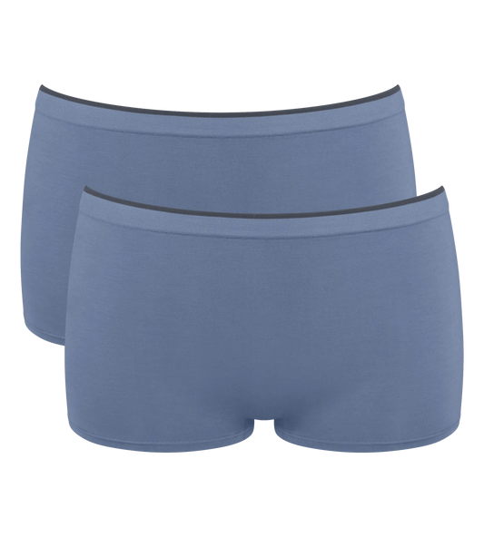 sloggi GO Sense Short 2P 10224853 1592 BLUE SHADOW