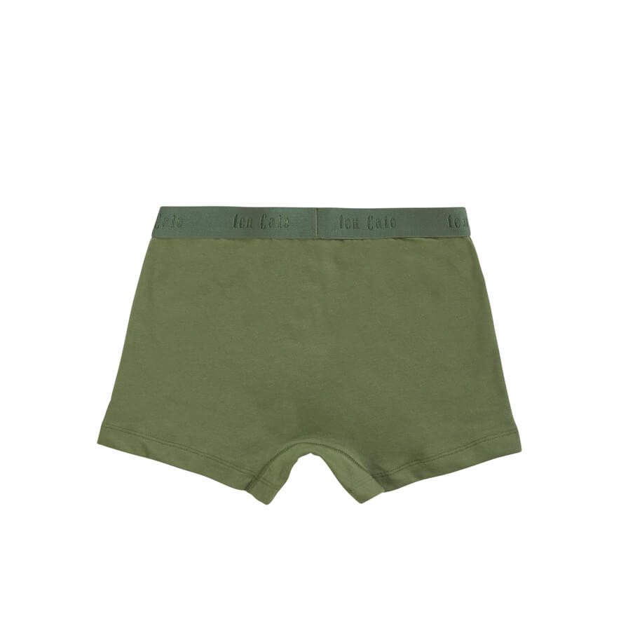 Cotton Stretch boys shorts 2PC 31987 3172 army green