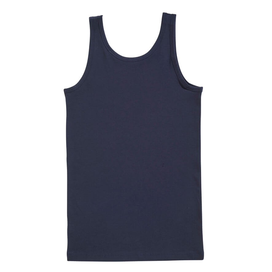 Cotton Stretch boys singlet 31964 159 Navy