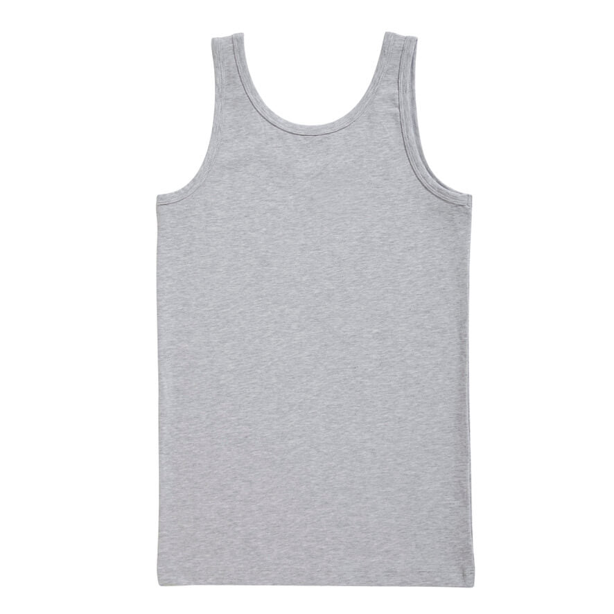 Cotton Stretch boys singlet 31964 955 Light grey melee