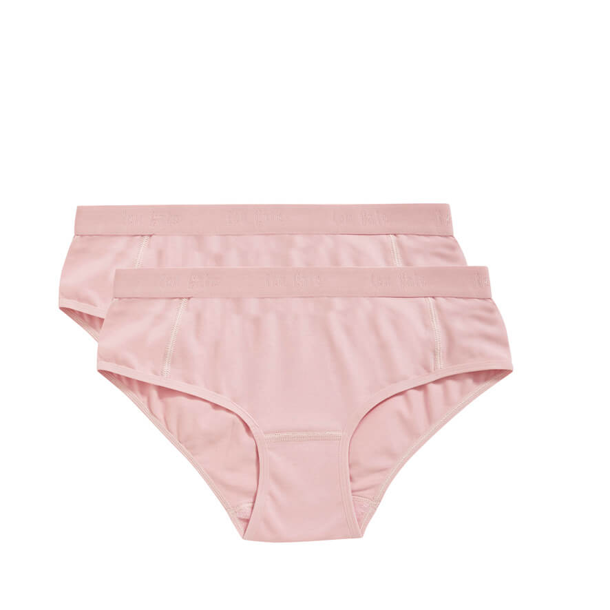Organic girls hipster 2 pack 31985 1393 ash pink