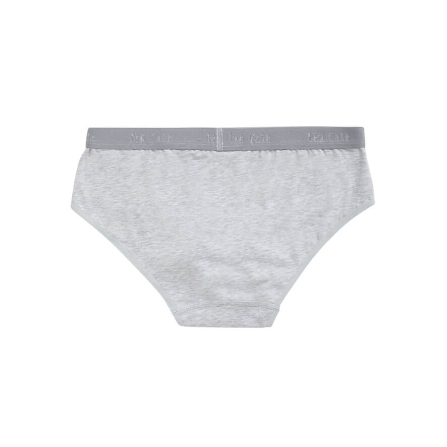 Organic girls hipster 2 pack 31985 955 Light grey melee