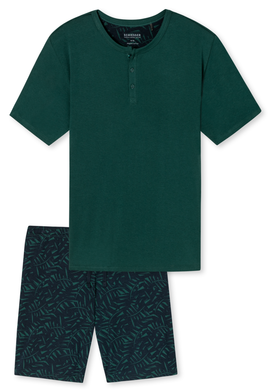Pyjama Short                   179106 702 dark green
