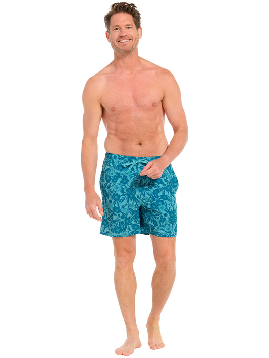 AOP Swim shorts  D3241-600-2 606 turquoise