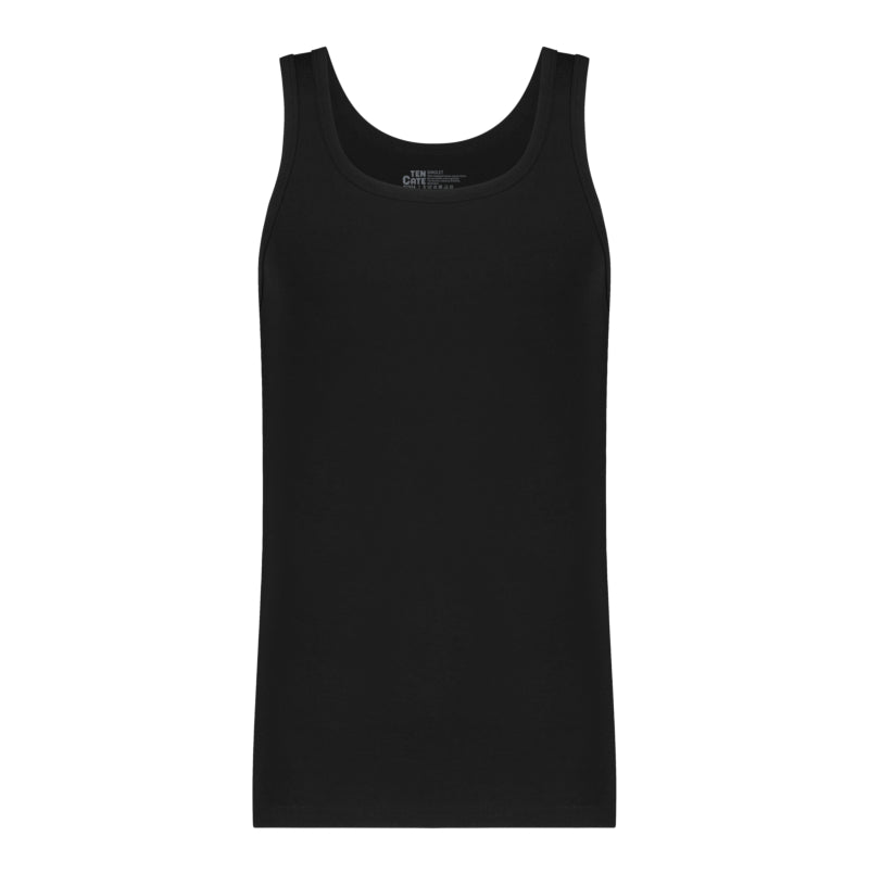 Basics men singlet 2 pack 32324 090 black