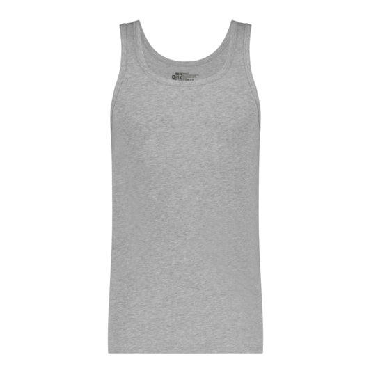 Basics men singlet 2 pack 32324 955 Light grey melee