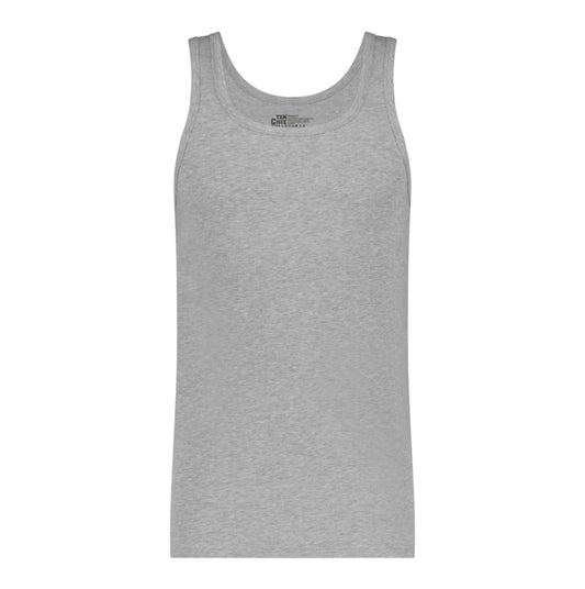 Basics men singlet 2 pack 32324 955 Light grey melee