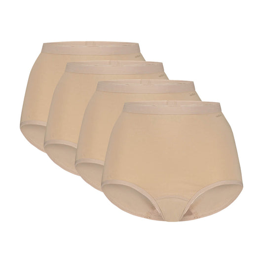 Basics women high waist 4 pack 32420 029 beige