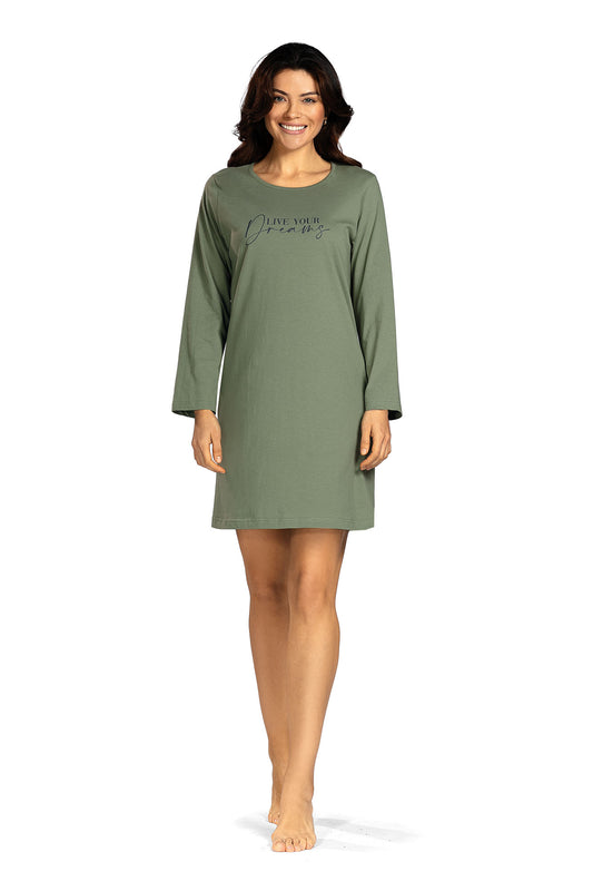 Damen Nachthemd 252227 411 khaki