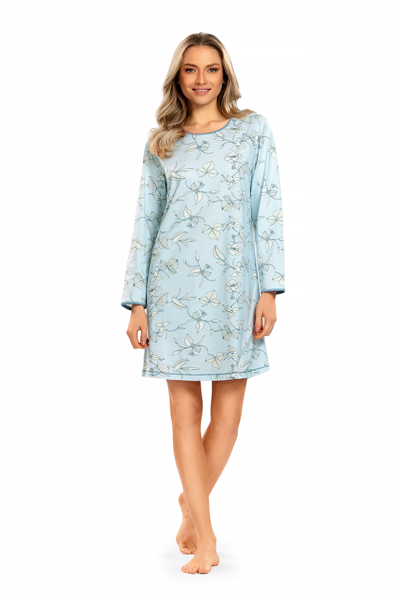 Damen Nachthemd 252239 1 Bleu